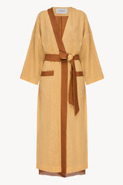 Halos Robe in Mustard