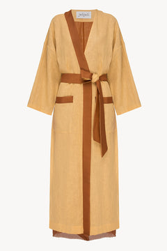 Halos Robe in Mustard