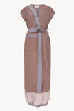 Aurora robe in Rose Taupe