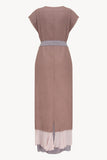 Aurora robe in Rose Taupe
