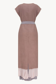 Aurora robe in Rose Taupe