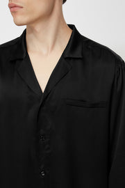 Men pajama set in black