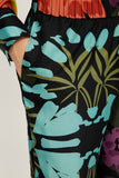Men pajama set in floral black