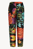 Men pajama set in floral black