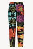 Men pajama set in floral black