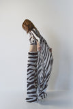 Carole Cape Top in Zebra Print