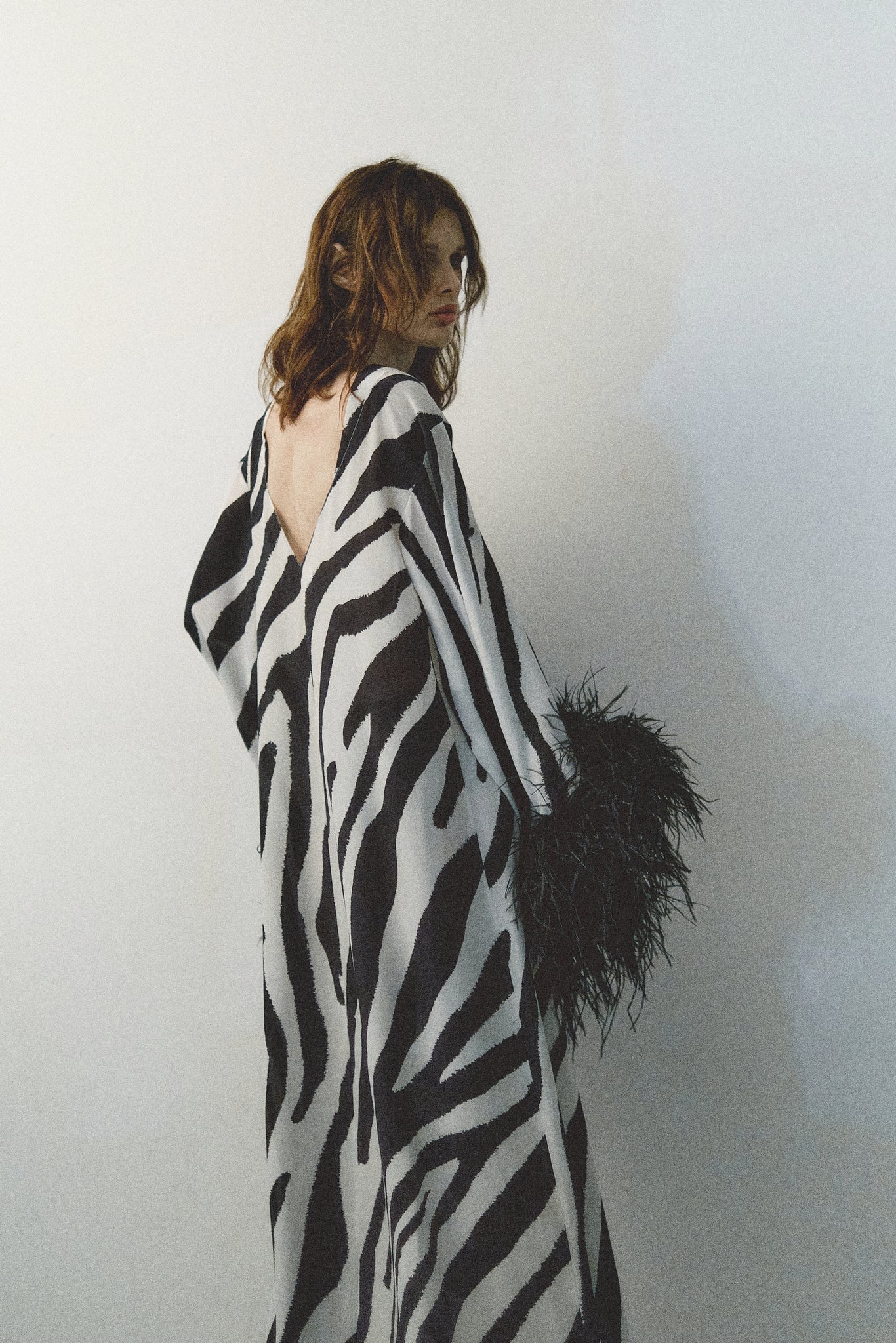 LESSLESS Lauren Maxi Dress in Back and White Zebra Xs LESSLESS Lauren Maxi Dress in Back and White Zebra Xs
