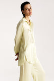 Silk Shirt in Sorbet Green