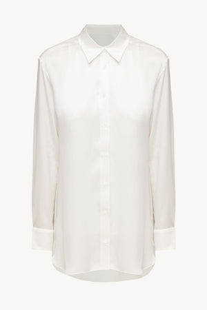 Women pajama lightweight shirt in white