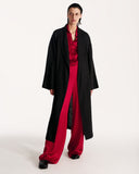 Linen Robe in Black