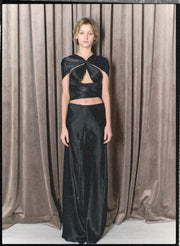 Carole Cape Top in Black