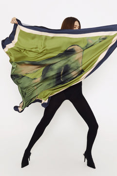 Muse 135x135 Silk Scarf