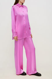 Women pajama fluid pant in pink