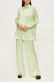Women pajama lightweight shirt in sorbet green