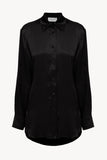 Women pajama lightweight shirt in black