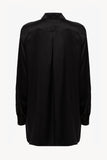 Women pajama lightweight shirt in black