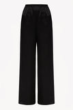 Women pajama fluid pant in black