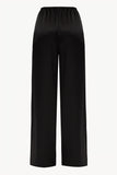 Women pajama fluid pant in black