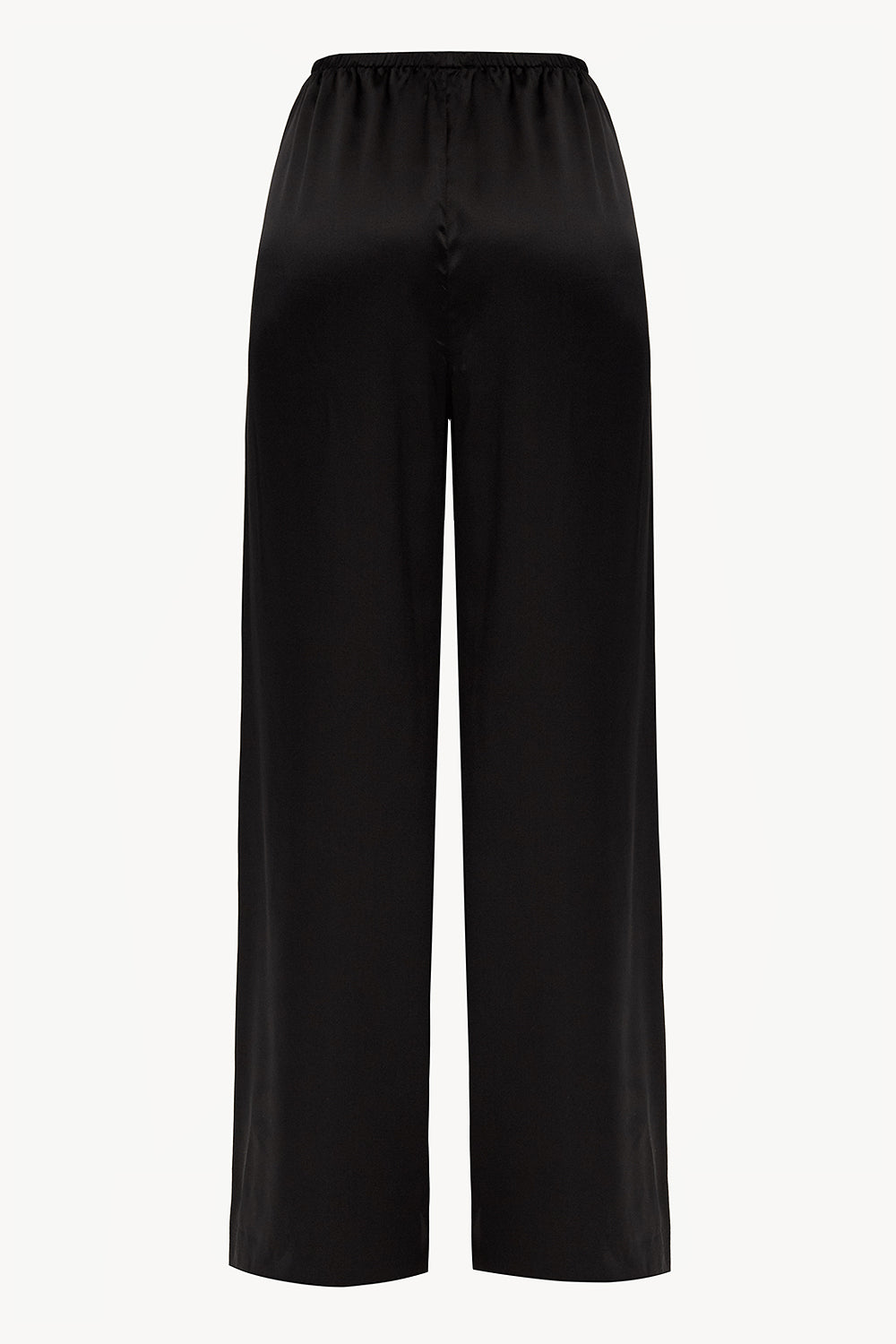 Women pajama fluid pant in black