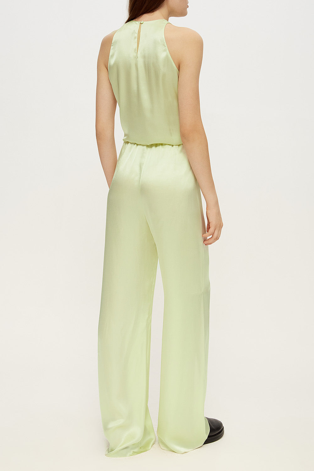 Women pajama fluid pant in sorbet green