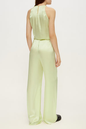Women pajama fluid pant in sorbet green