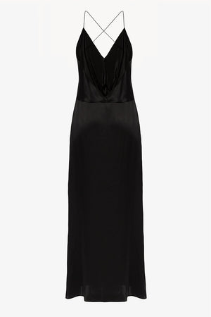 Topshop lace back satin slip dress discount