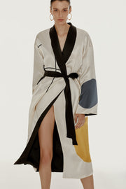 Reversible After DADA Silk Black Robe