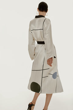 Reversible After DADA Silk Black Robe