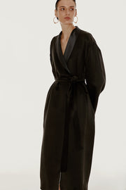 Reversible After DADA Silk Black Robe