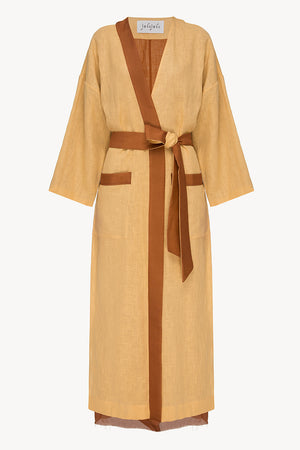 Halos Robe in Mustard