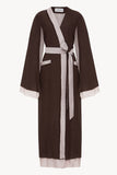 Desert Robe in Chocolate & Cream