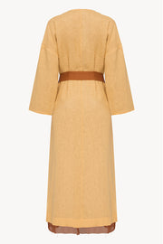 Halos Robe in Mustard