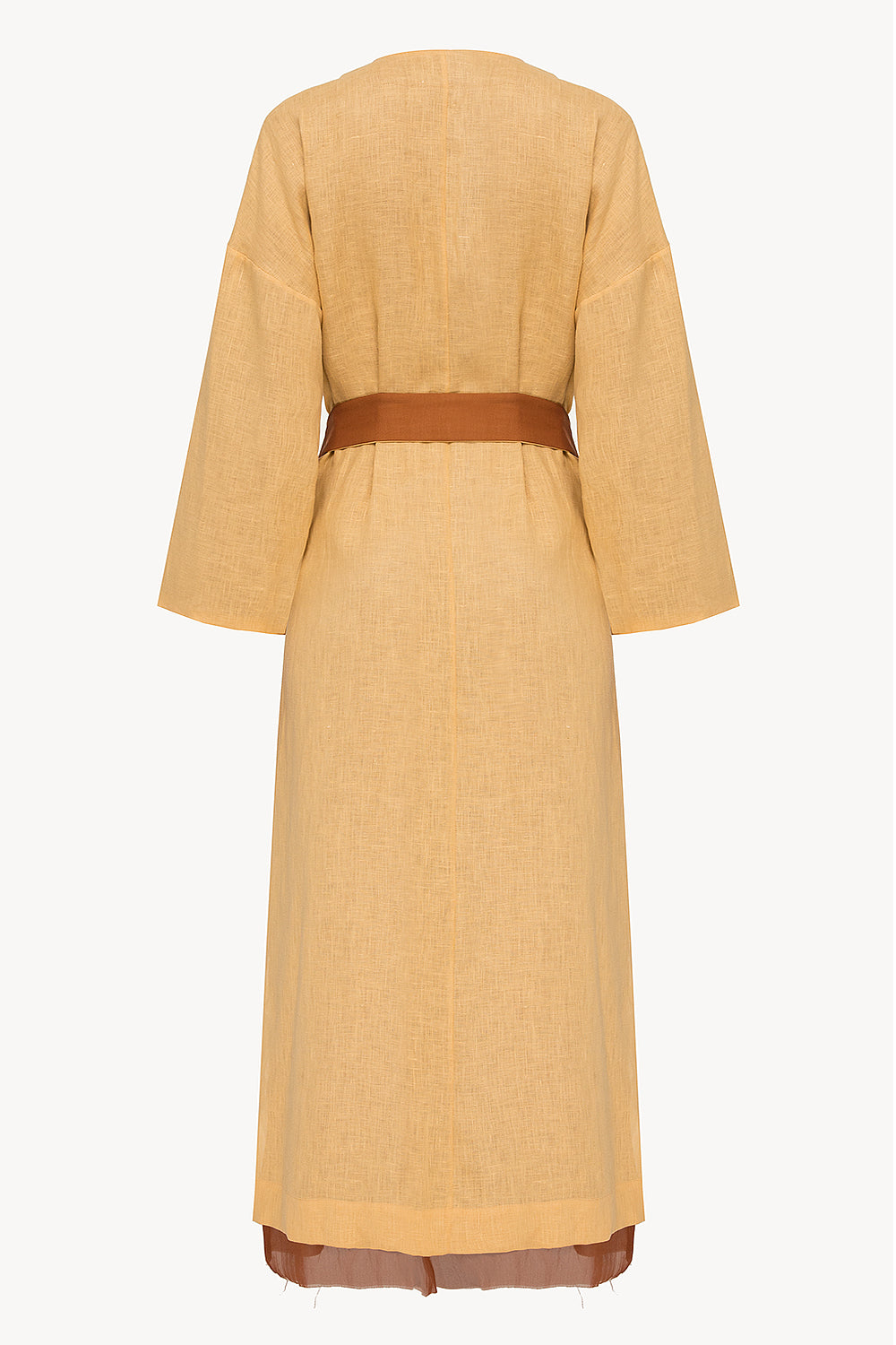 Halos Robe in Mustard