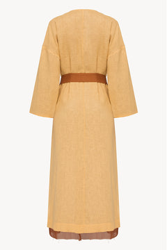 Halos Robe in Mustard
