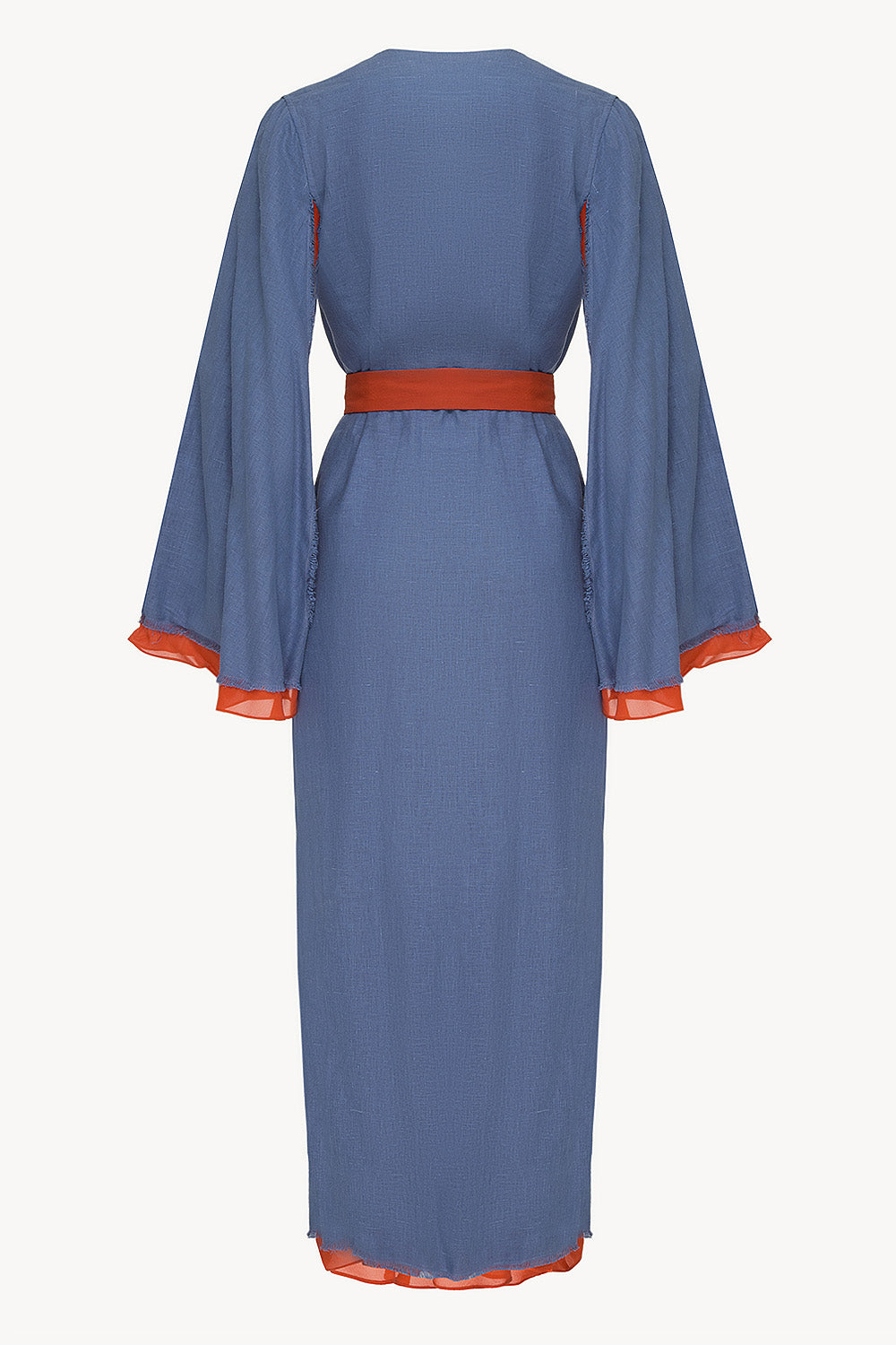 Desert Robe in Blue & Dark Amber