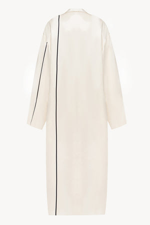 Reversible white robe