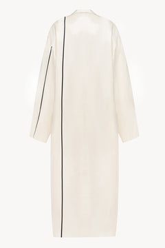 Reversible white robe