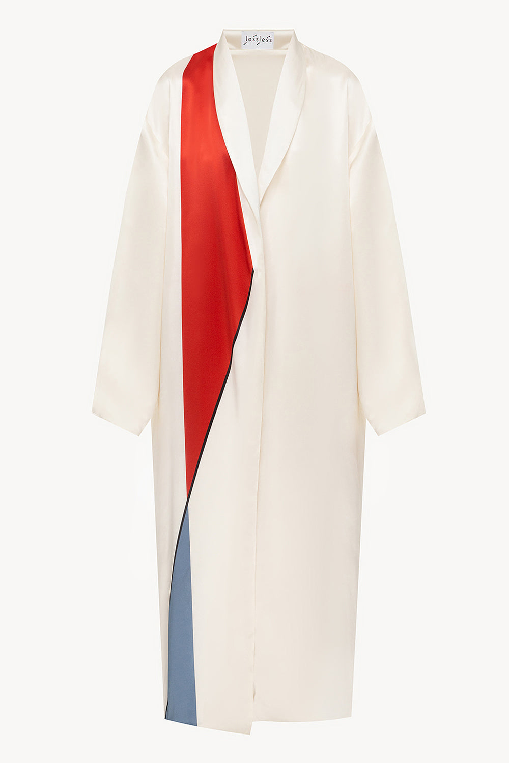 Less Flattering Robe LESSLESS – Reversible After DADA White Robe – LESSLESS LLC