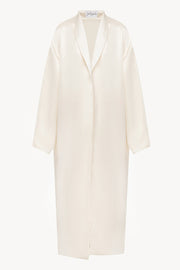 Reversible white robe