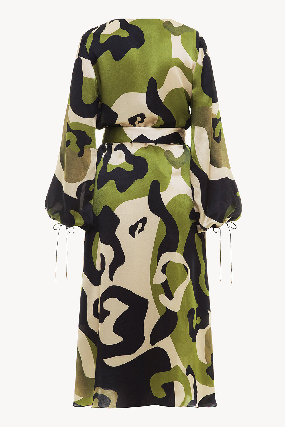 Wrap silk dress in traveller