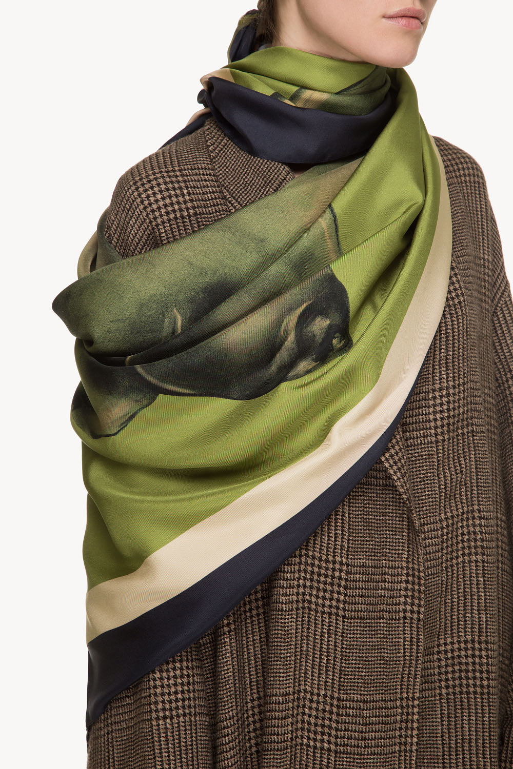 Muse 135x135 Silk Scarf