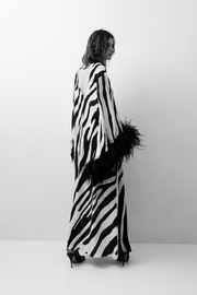 Lauren Maxi Dress in Zebra